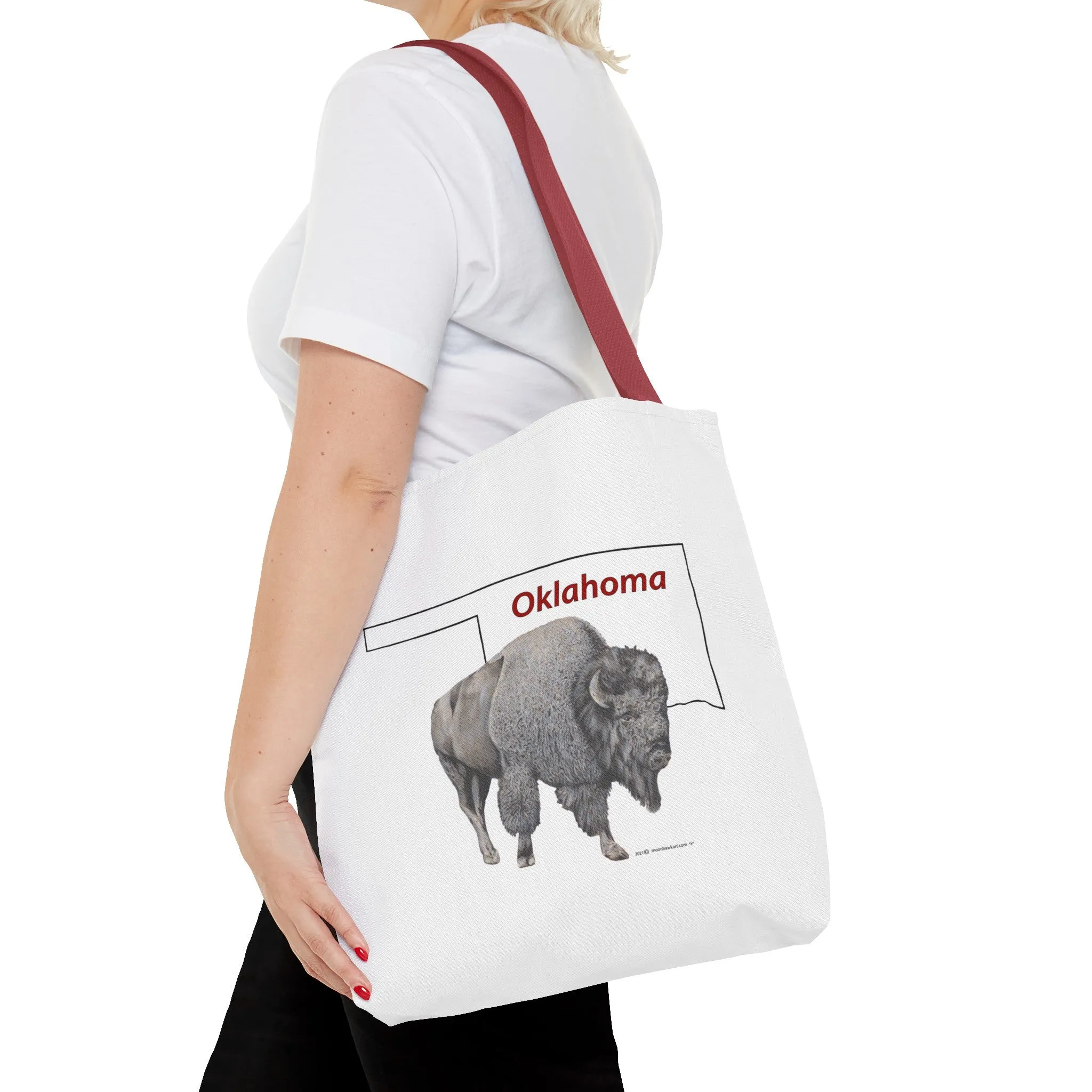 Oklahoma Bison Tote Bag