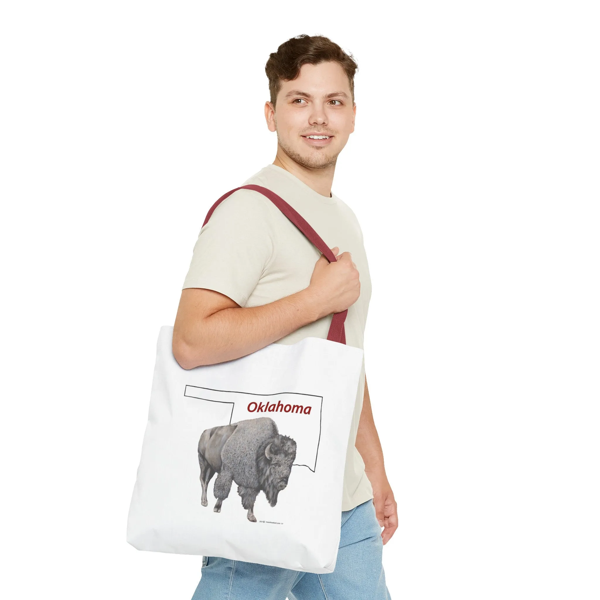 Oklahoma Bison Tote Bag