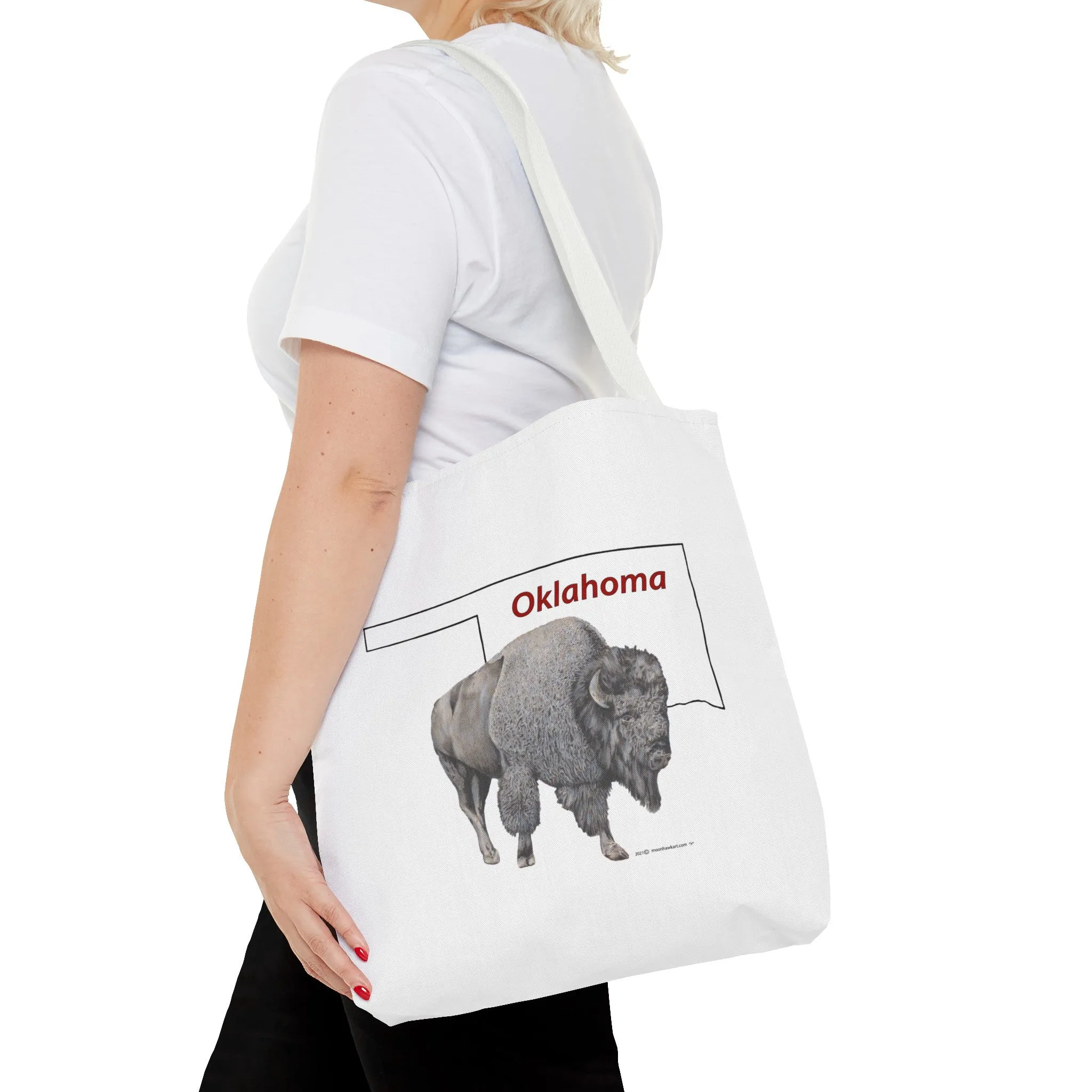 Oklahoma Bison Tote Bag