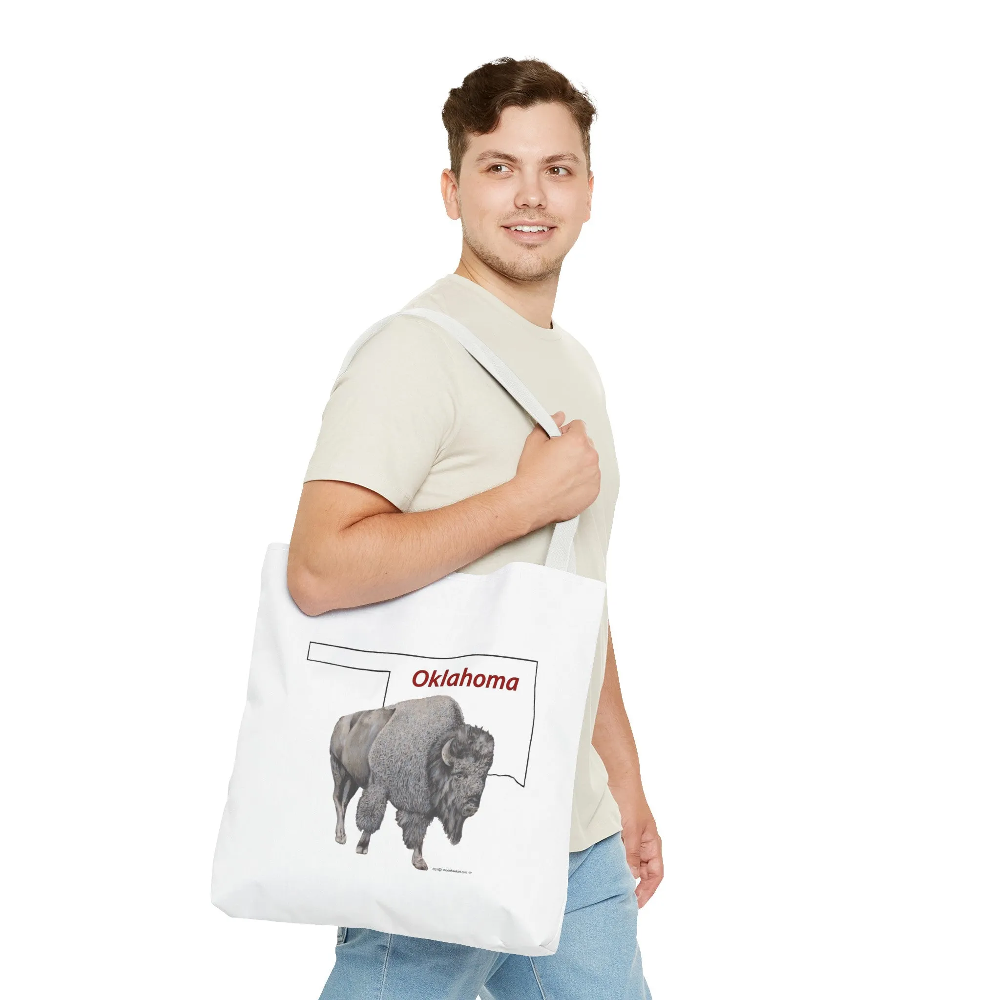 Oklahoma Bison Tote Bag