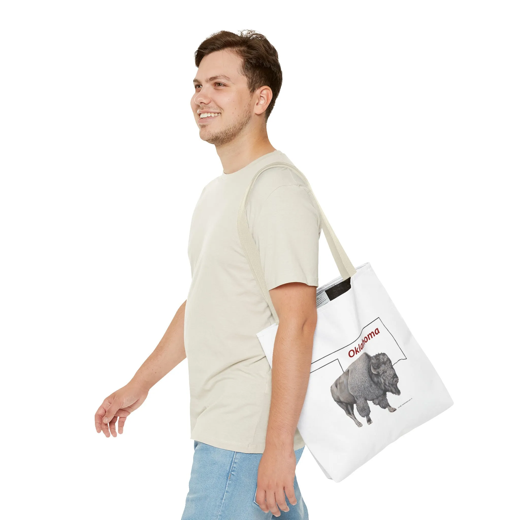 Oklahoma Bison Tote Bag