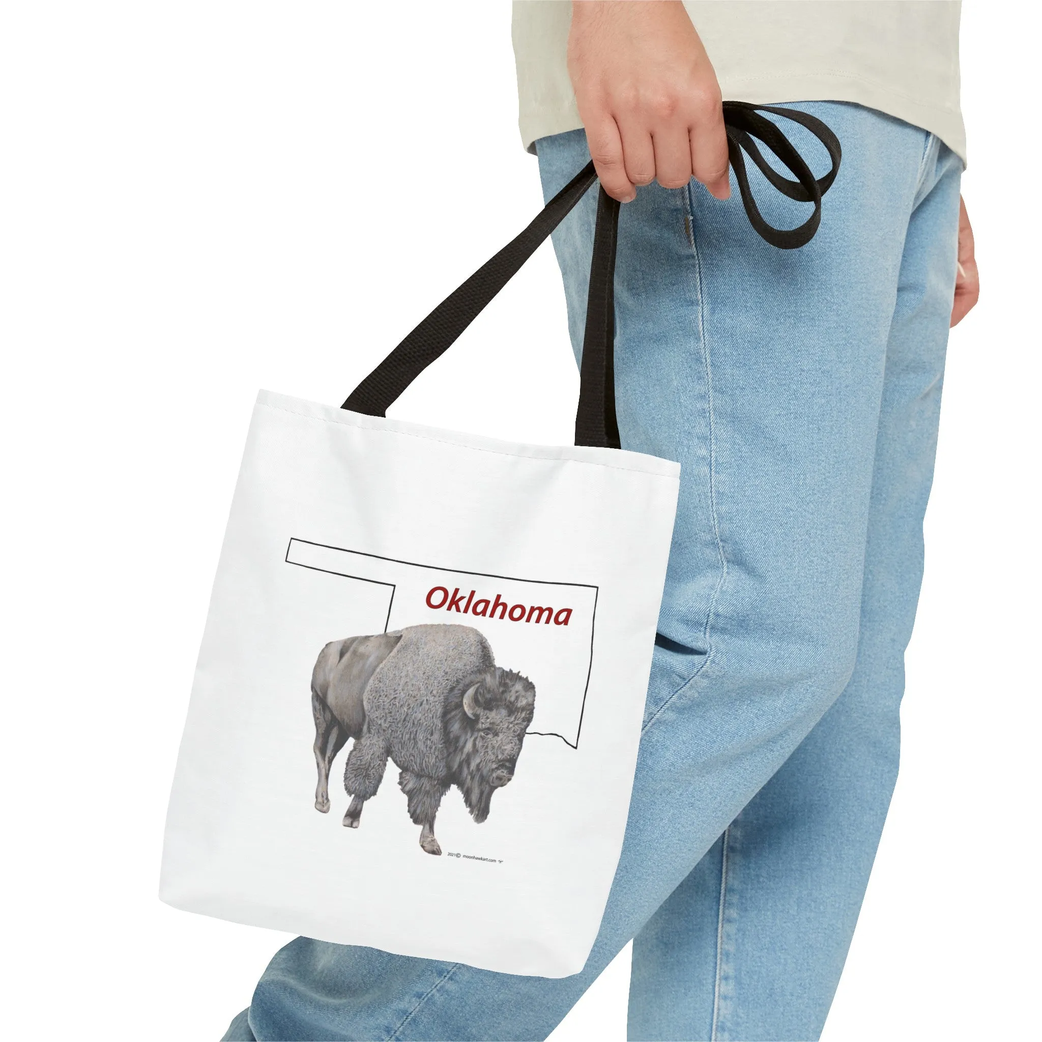 Oklahoma Bison Tote Bag