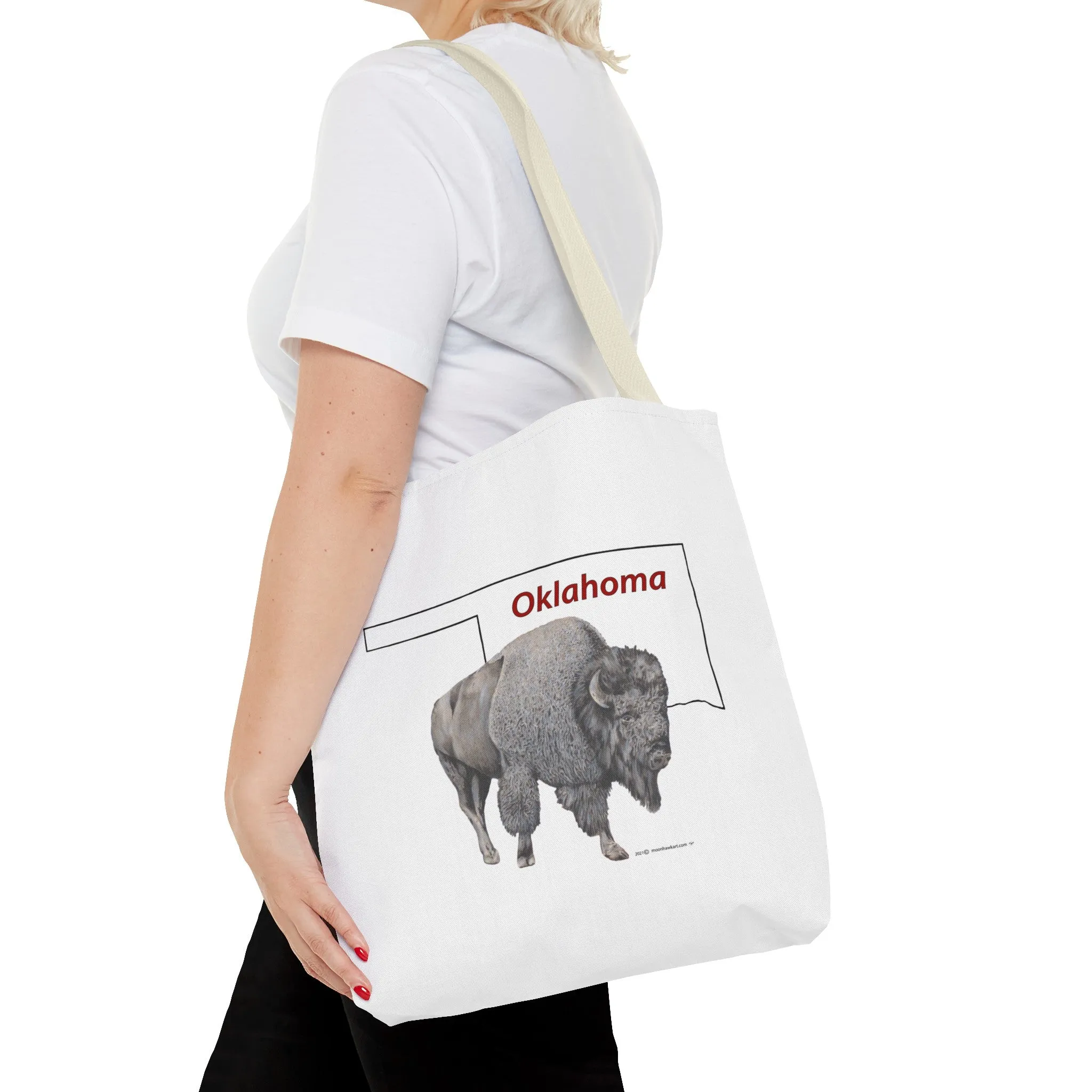 Oklahoma Bison Tote Bag