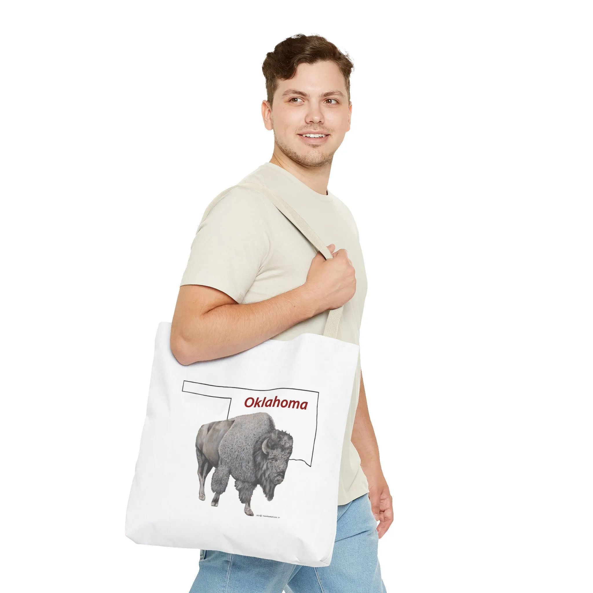 Oklahoma Bison Tote Bag