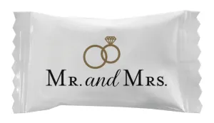 Party Sweets By Hospitality Mints Mr. & Mrs. Buttermints, 7-Ounce Bags (Pack of 6)