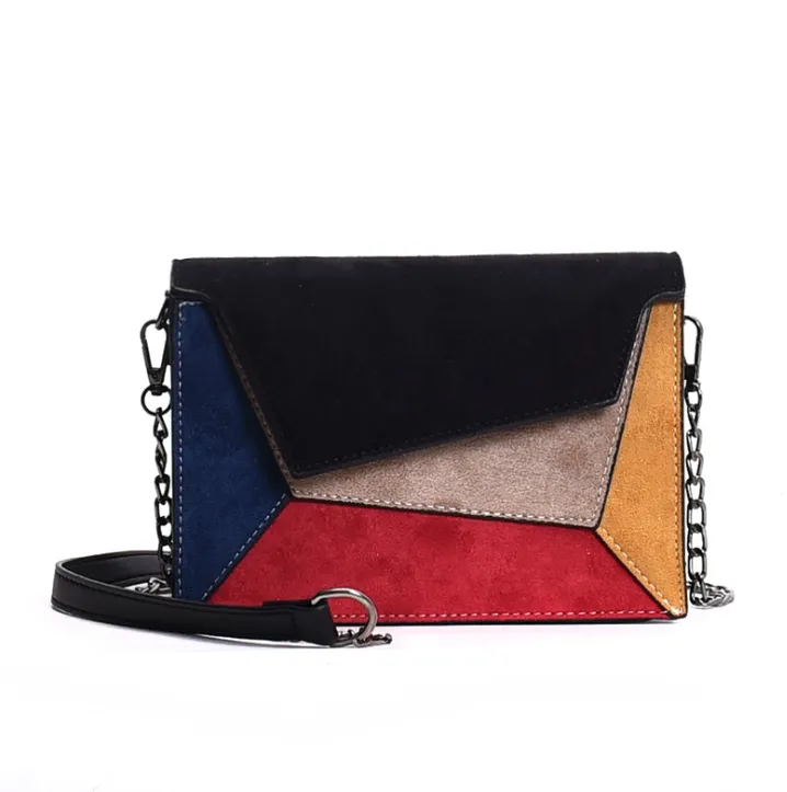 Personality stitching handbags