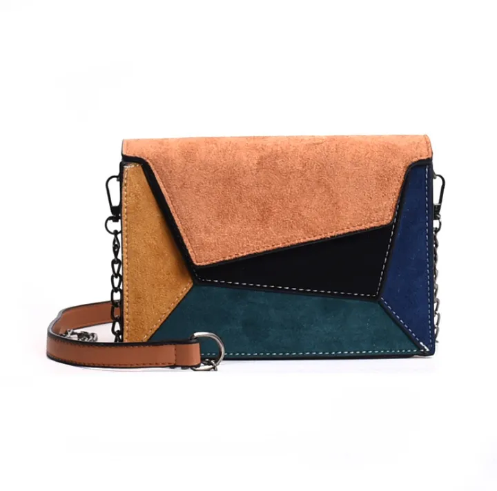 Personality stitching handbags