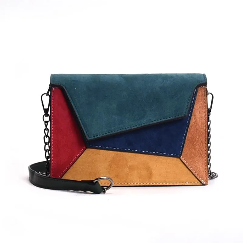 Personality stitching handbags