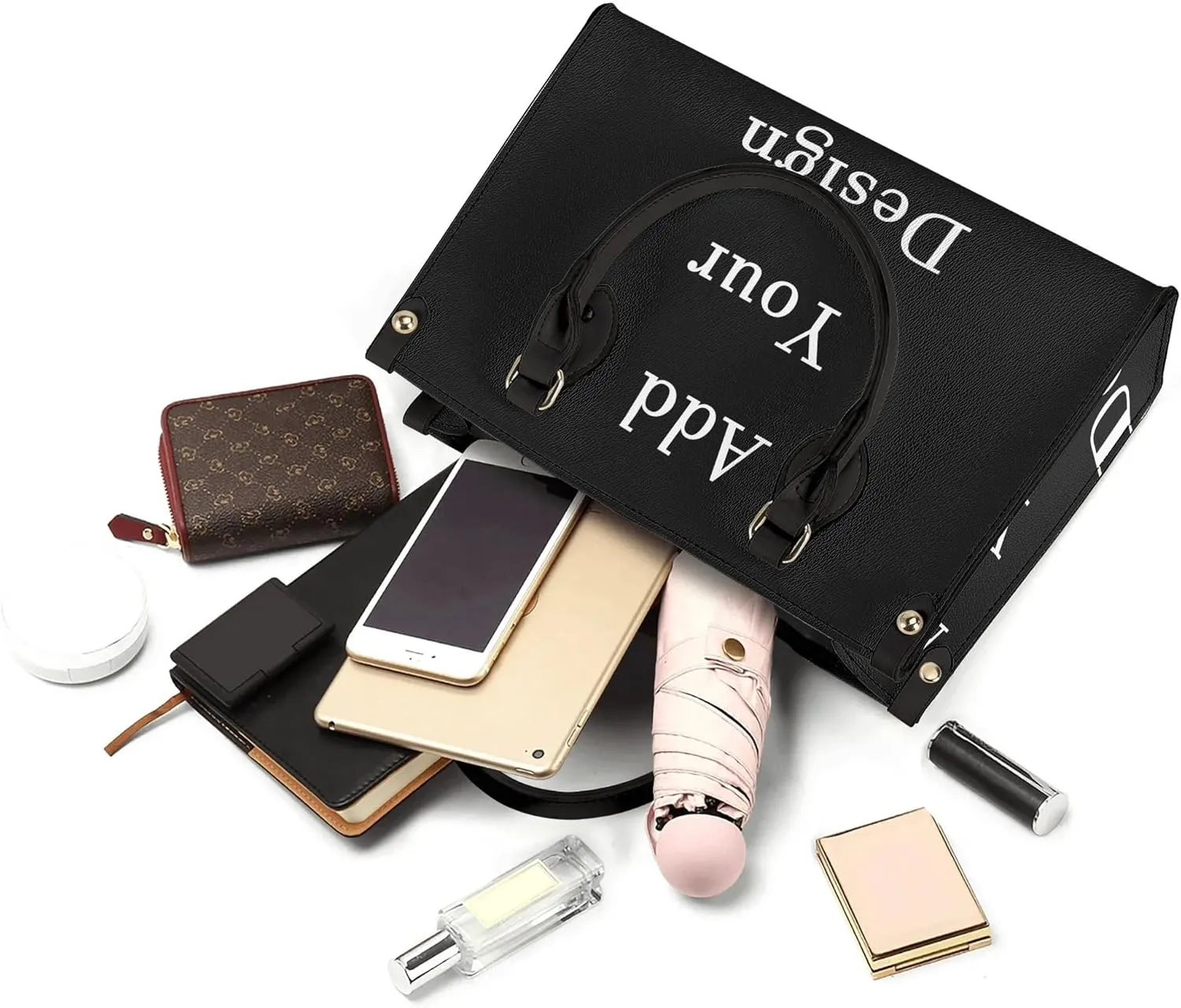 Personalized Pu Handbags For Women Polynesian Elegant Temperament Square Shoulder Bag Crossbody Bag Custom Pattern