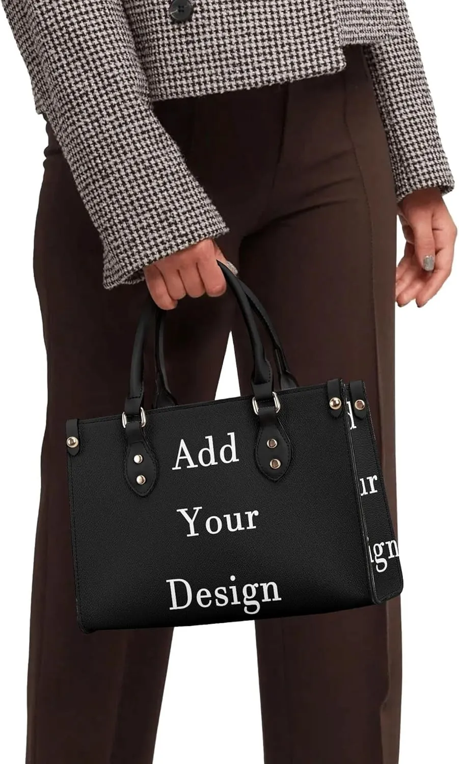 Personalized Pu Handbags For Women Polynesian Elegant Temperament Square Shoulder Bag Crossbody Bag Custom Pattern