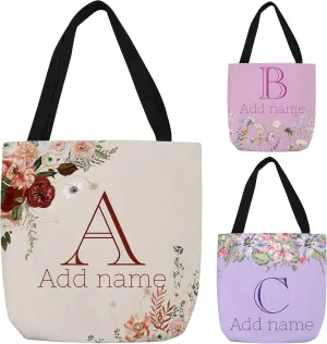 Personalized Tote Bags with Photo and Text - Custom Reusable Grocery Bag for Daily Use Gifts - Customized Handbag - Shopping