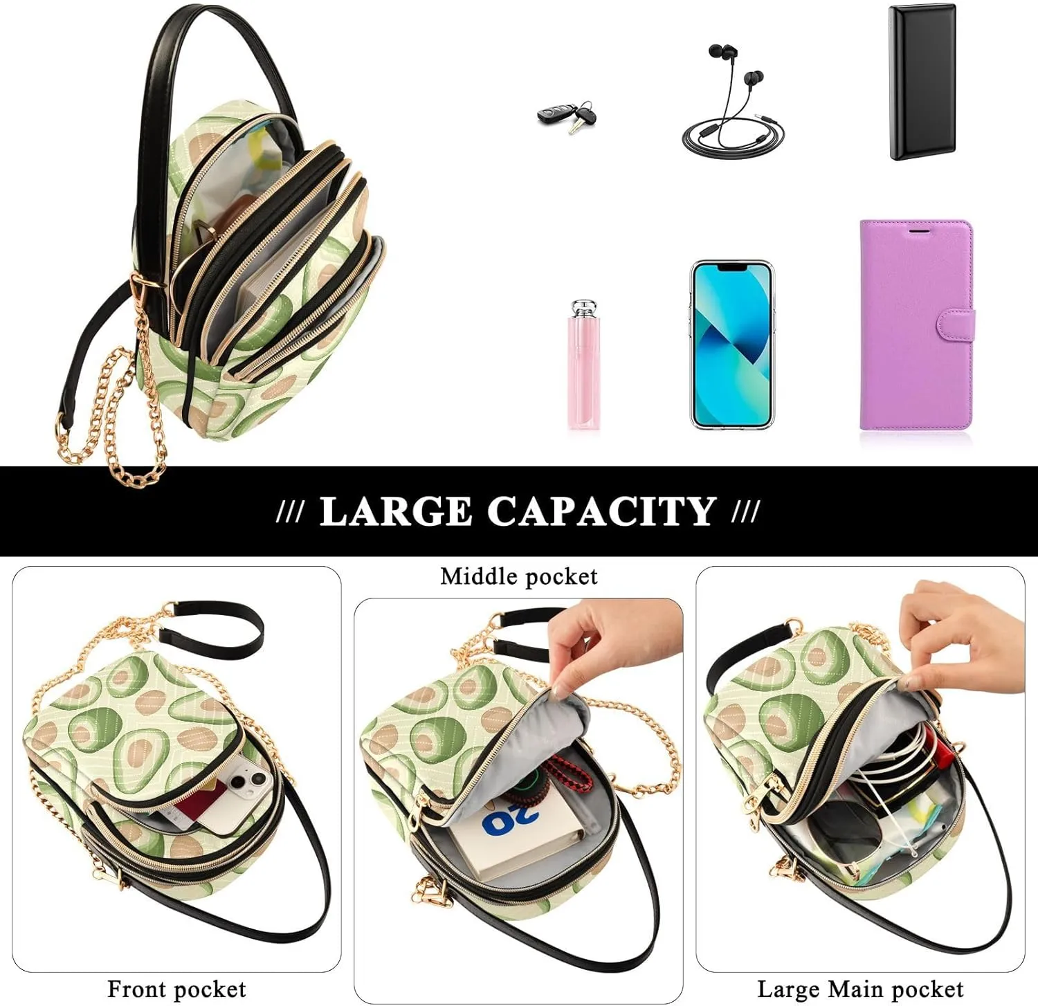 Phone Purse Women Small Cell Wallet Crossbody Bags Women's Crossbody Handbags Mini Shoulder Bag