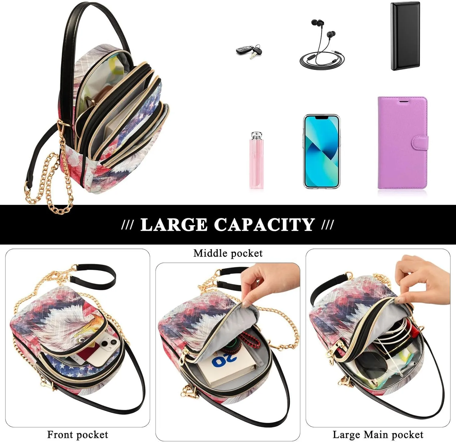 Phone Purse Women Small Cell Wallet Crossbody Bags Women's Crossbody Handbags Mini Shoulder Bag