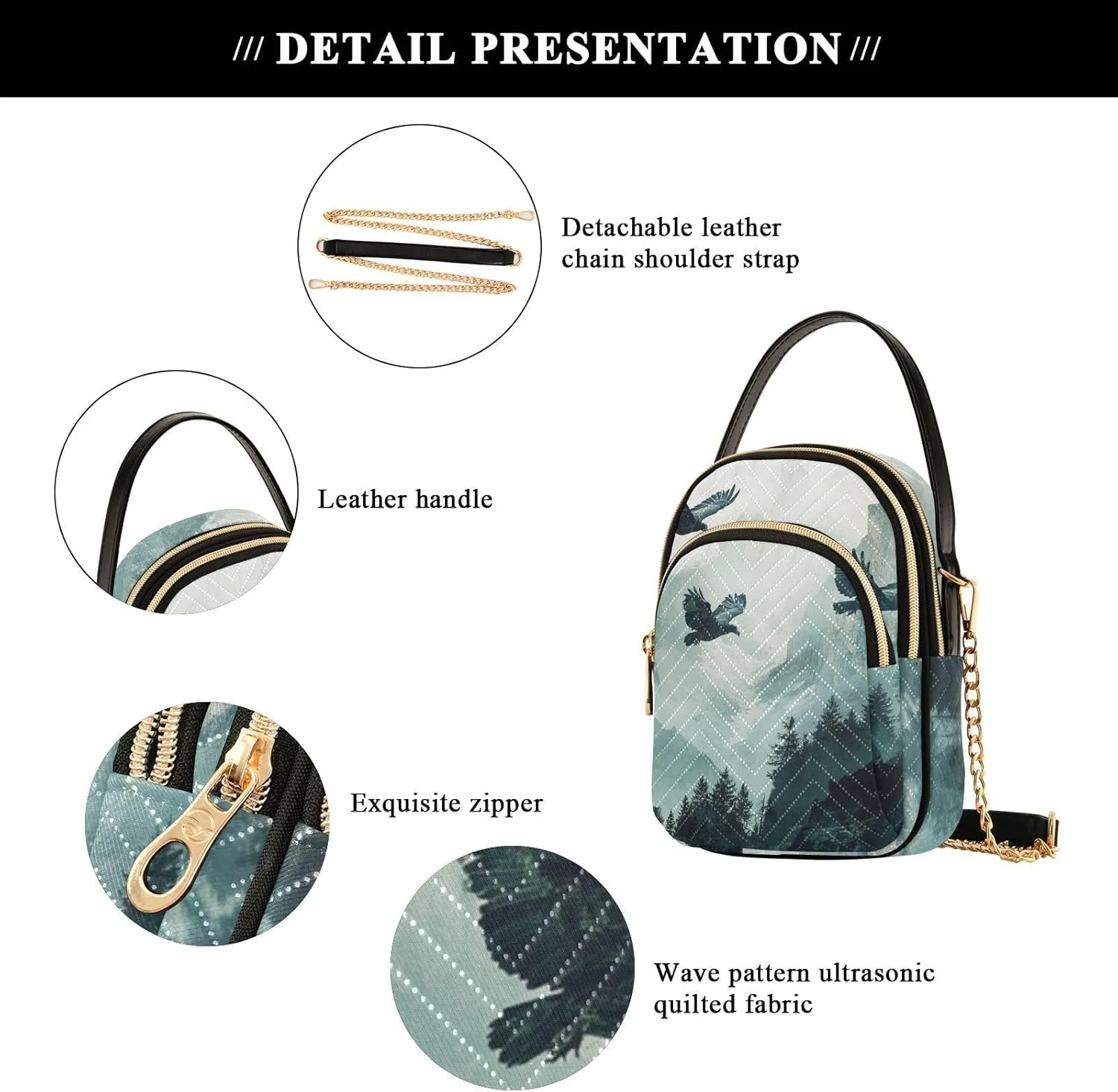 Phone Purse Women Small Cell Wallet Crossbody Bags Women's Crossbody Handbags Mini Shoulder Bag