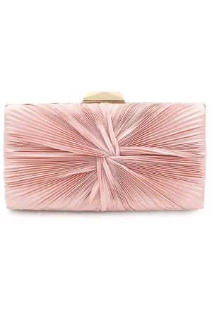 Pink Chain Clutch Bag
