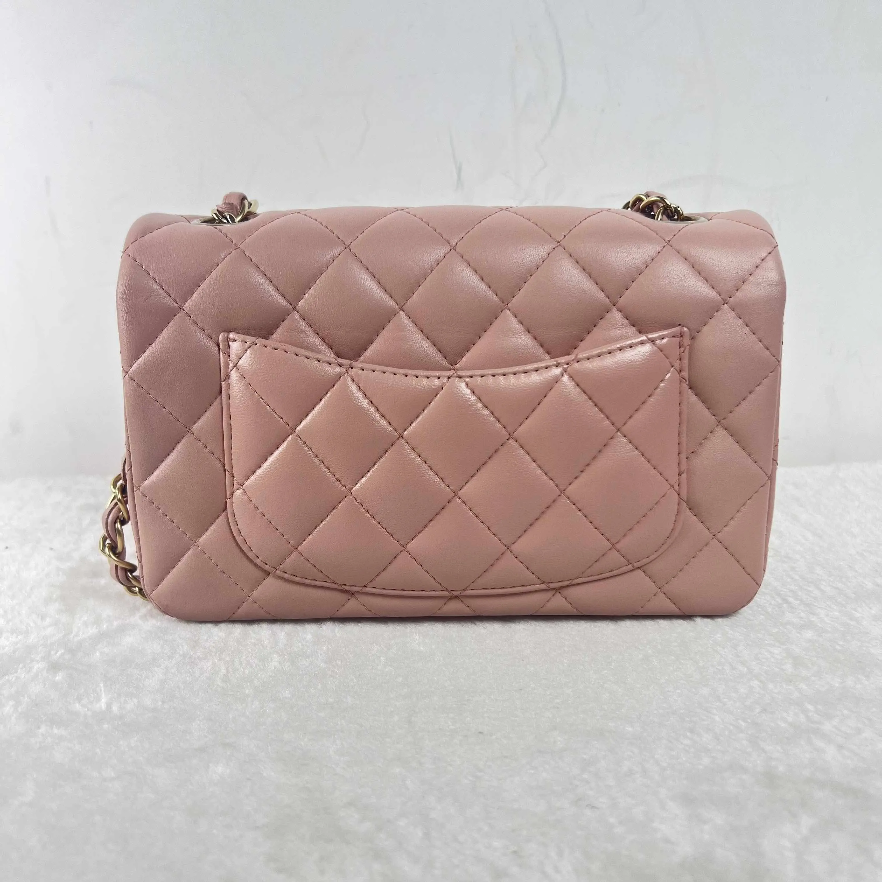 Pink Mini Chanel Smart-powered BJ11014 Pre-loved Full collection Shoulder Cowskin Bag