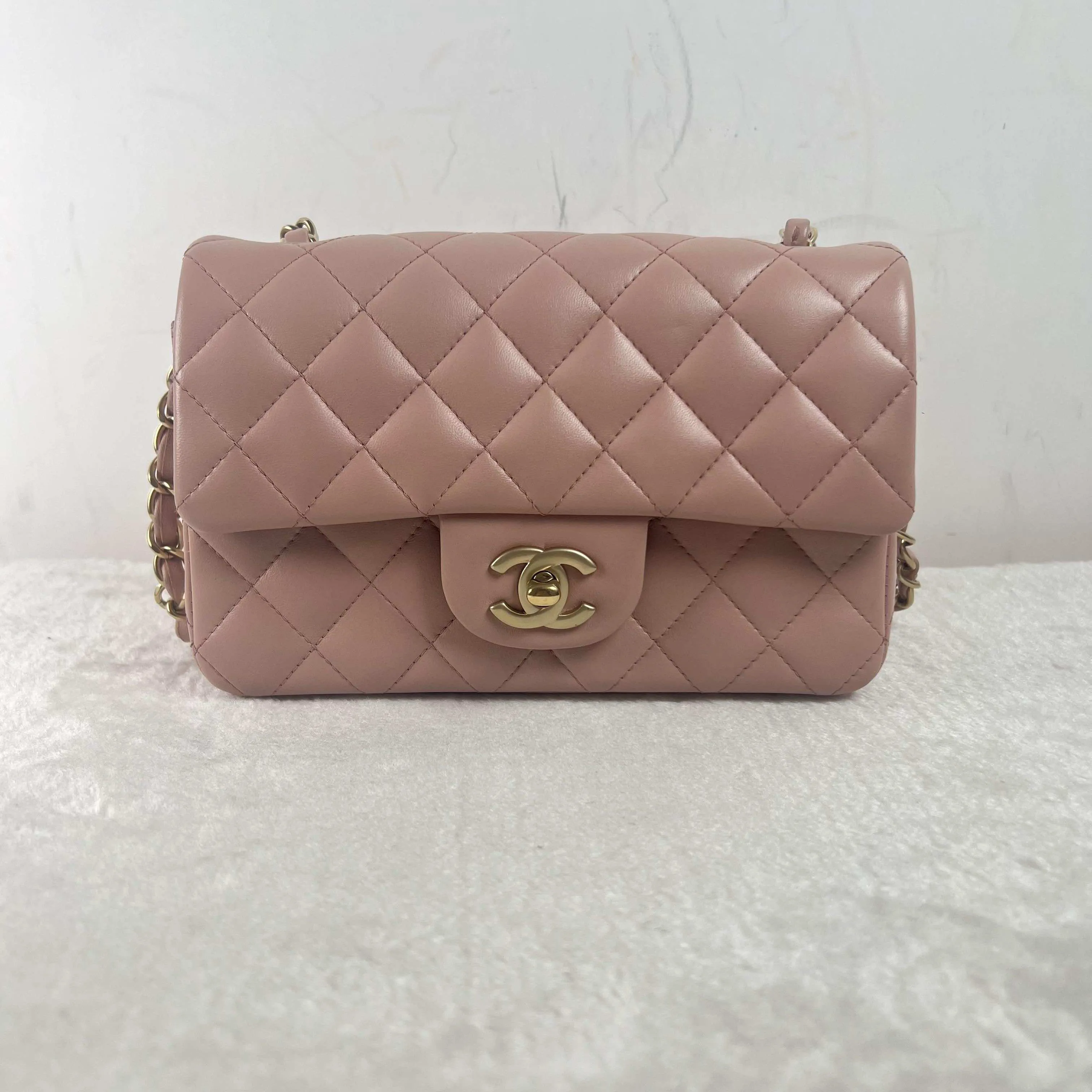 Pink Mini Chanel Smart-powered BJ11014 Pre-loved Full collection Shoulder Cowskin Bag