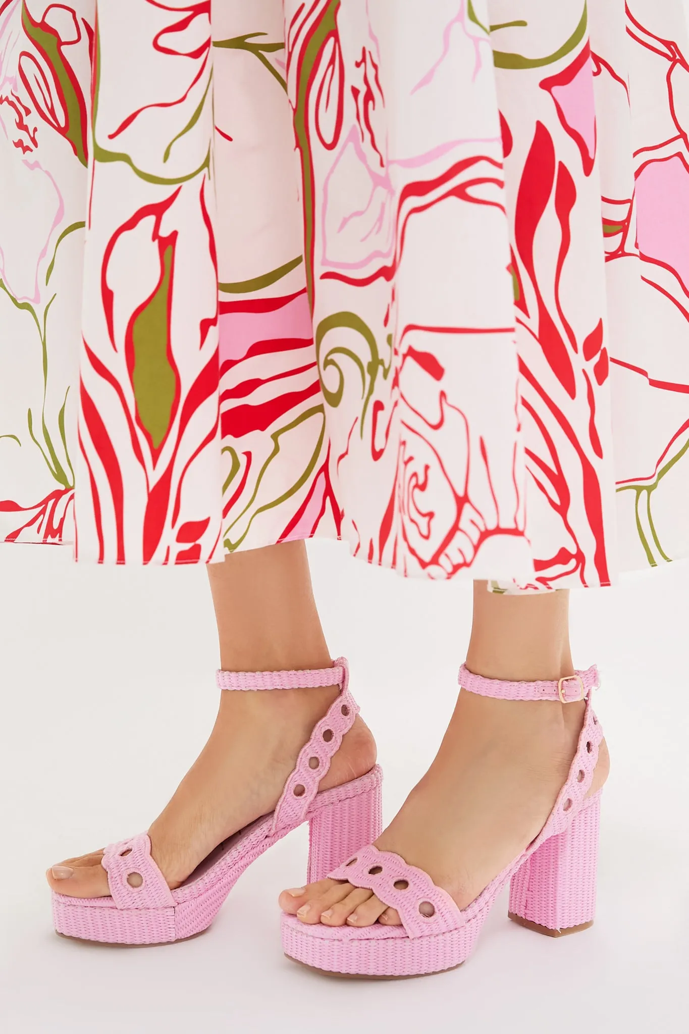 Pink Moorea Heels