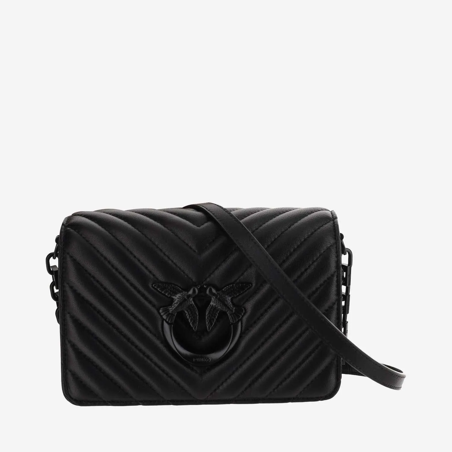 Pinko Mini Love Click Chevron Bag