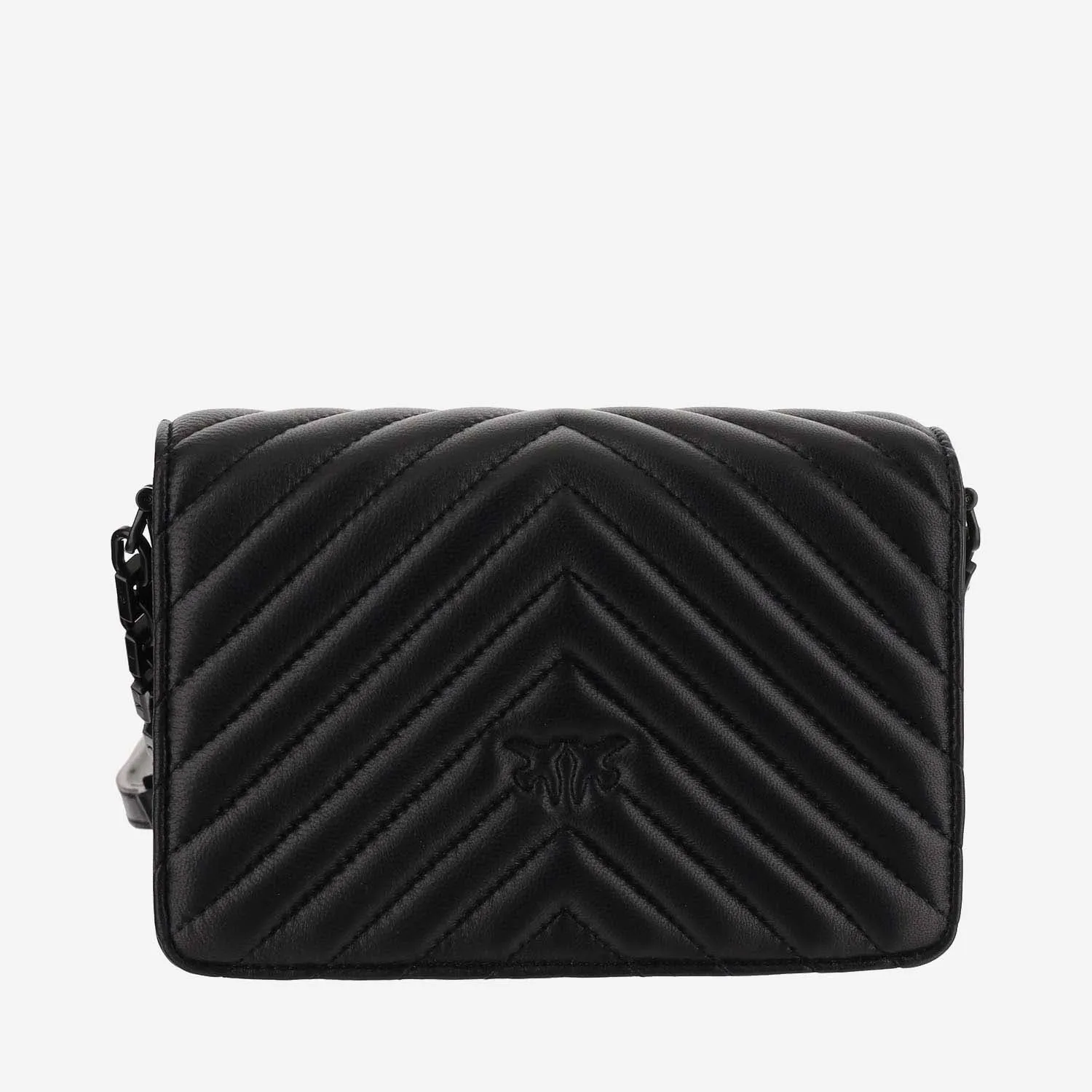 Pinko Mini Love Click Chevron Bag