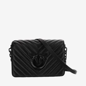 Pinko Mini Love Click Chevron Bag