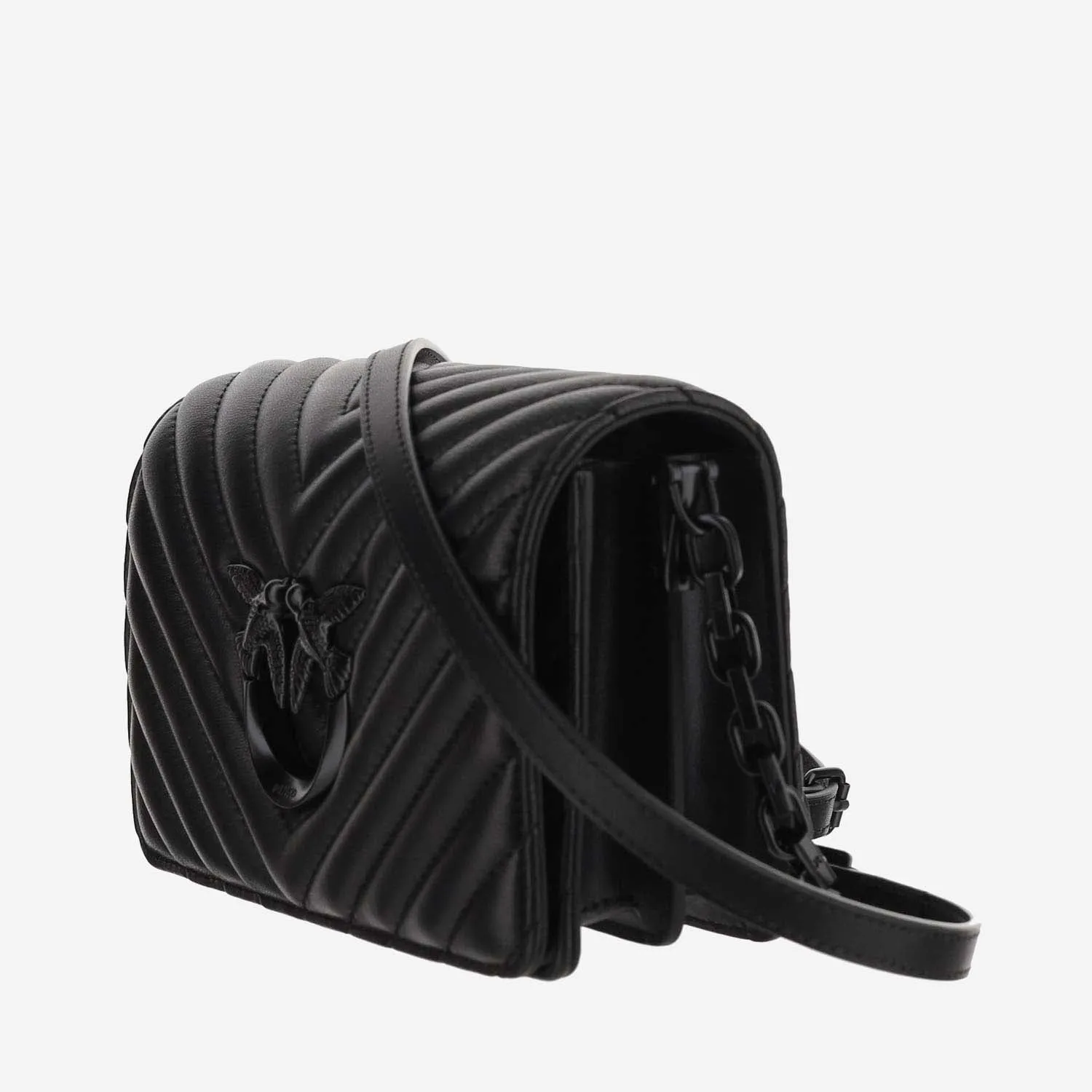 Pinko Mini Love Click Chevron Bag