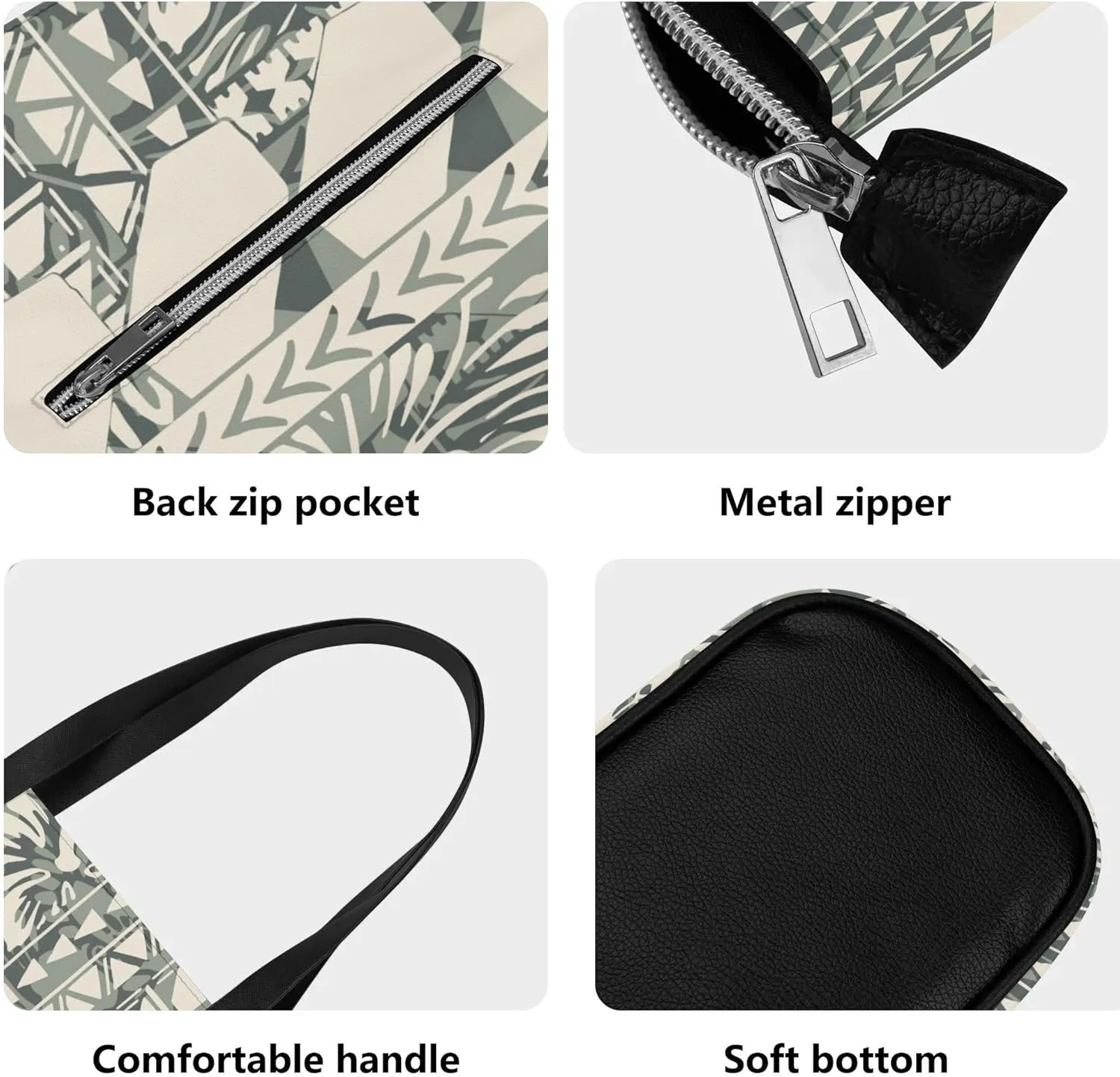 Polynesian Custom Handbag Custom Wallet Pattern 2-Piece Set Large Capacity Elegant Shoulder Bag Travel Storage Bag