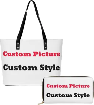 Polynesian Women'S Elegant Large Capacity Handbag Set 2-Piece Custom Shoulder Bag Pattern Custom Purse Pattern