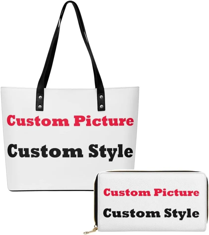 Polynesian Women'S Elegant Large Capacity Handbag Set 2-Piece Custom Shoulder Bag Pattern Custom Purse Pattern