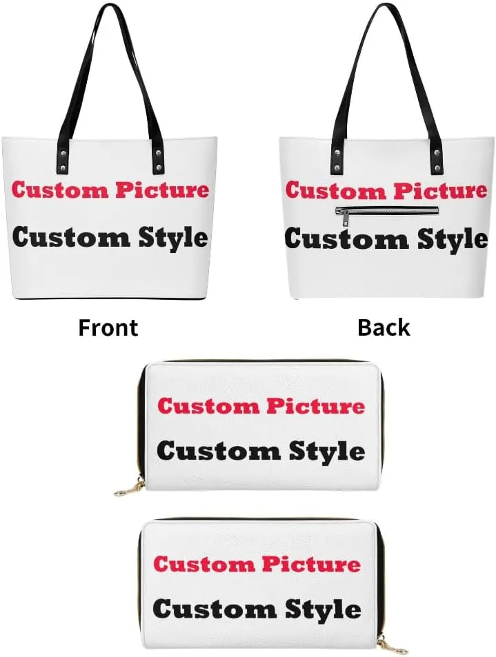 Polynesian Women'S Elegant Large Capacity Handbag Set 2-Piece Custom Shoulder Bag Pattern Custom Purse Pattern