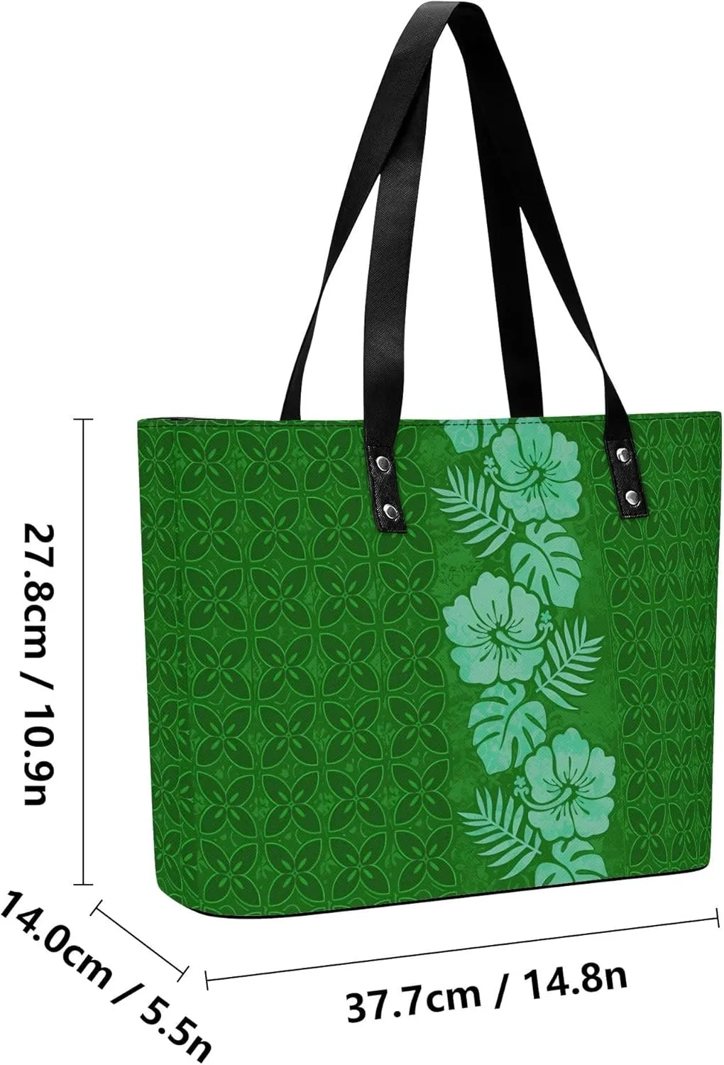 Polynesian Women'S Handbag And Purse Custom Women'S Bag 2-Piece Samoan Print Durable Shoulder Bag
