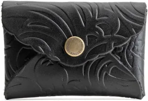 Portland Leather Goods Mini Daisy Wallet for Women – Handmade from the Finest Full-Grain Hides – Features Envelope Design with Snap Closure – Cucumber