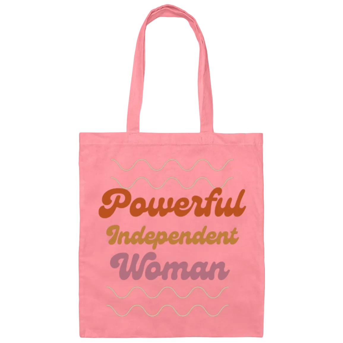 Powerful Independent Woman Canvas Tote Bag