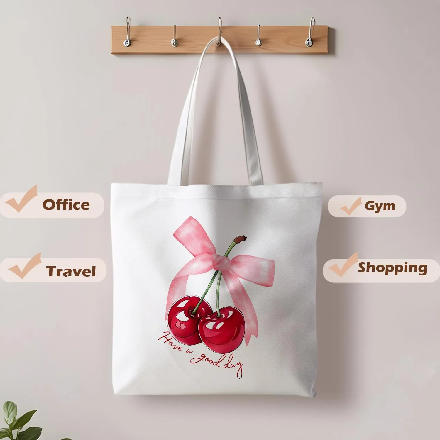 Preppy Tote Bag, Coquette Tote Bag, Preppy Stuff, Reusable Grocery Bags Shopping Bags