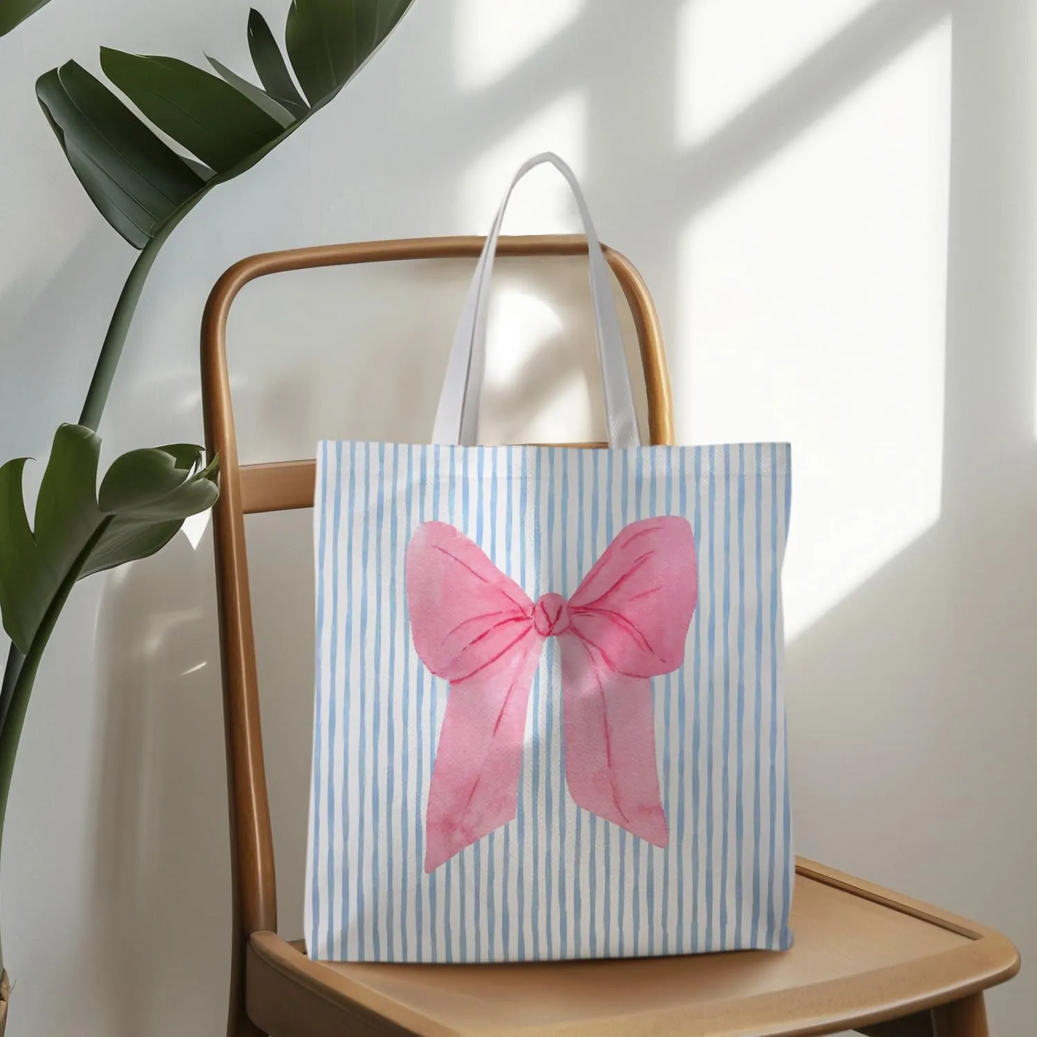Preppy Tote Bag, Coquette Tote Bag, Preppy Stuff, Reusable Grocery Bags Shopping Bags