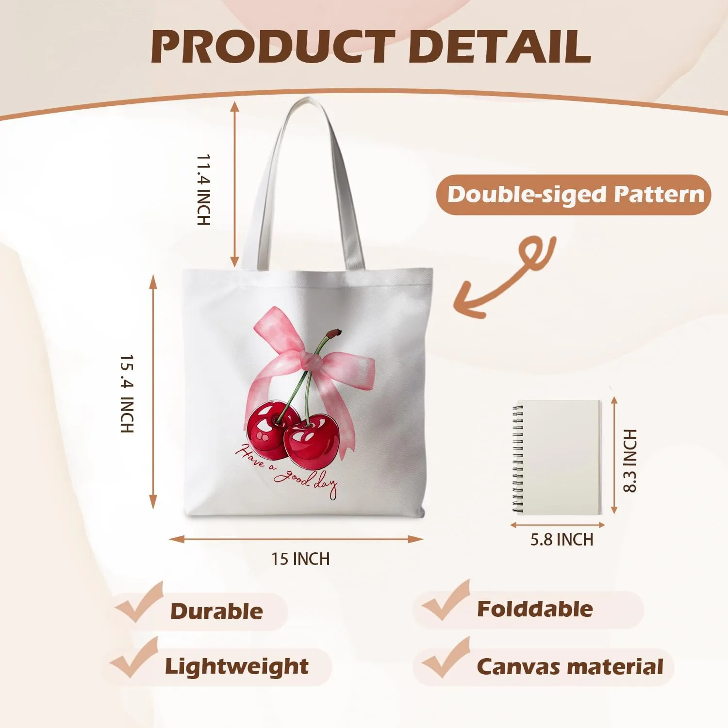 Preppy Tote Bag, Coquette Tote Bag, Preppy Stuff, Reusable Grocery Bags Shopping Bags