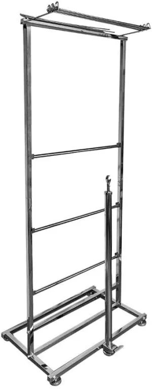 Prolinemax 74" H Chrome 3 Roll Bagging Unit Plastic Film Garment Bag Bagger Fixture Display