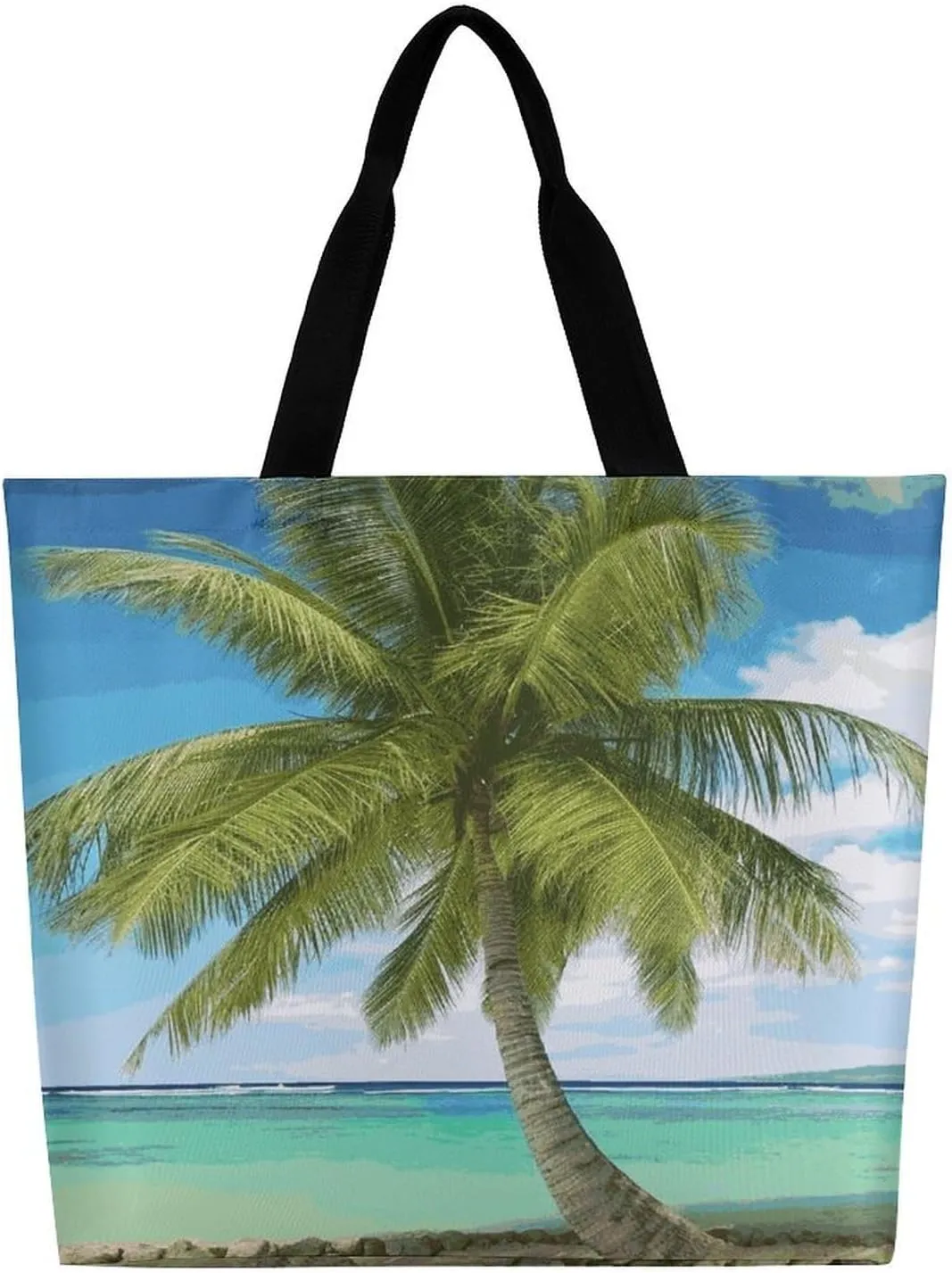 Psychedelic Smoke Tote Bag for Women Reusable Grocery Shoulder Bag Shopping Bags for Travel, Groceries