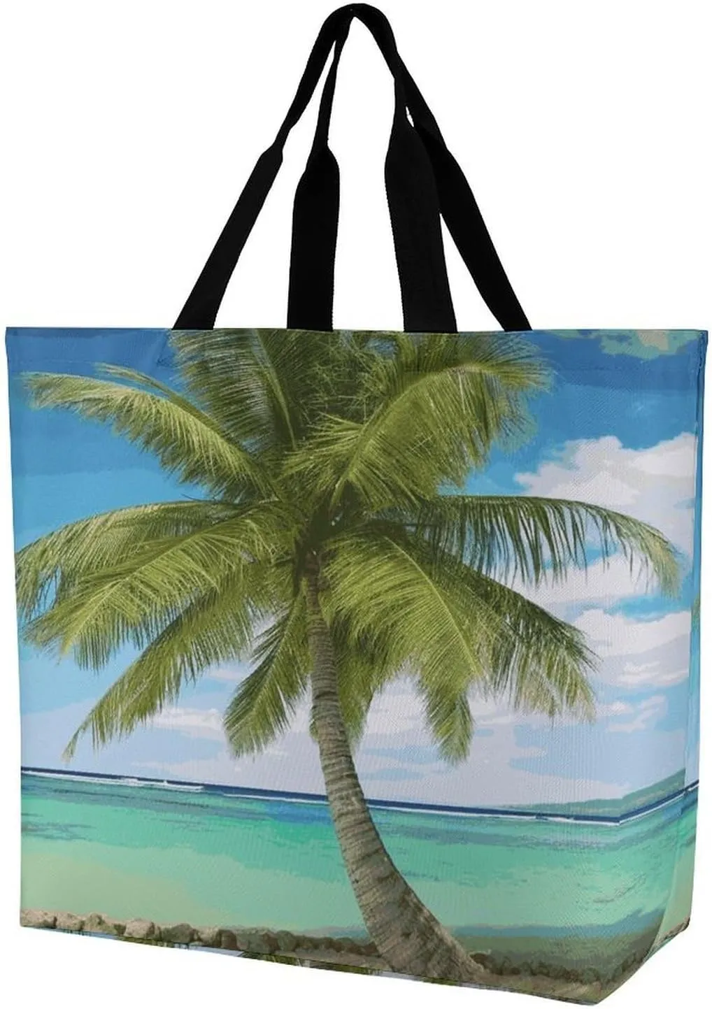 Psychedelic Smoke Tote Bag for Women Reusable Grocery Shoulder Bag Shopping Bags for Travel, Groceries