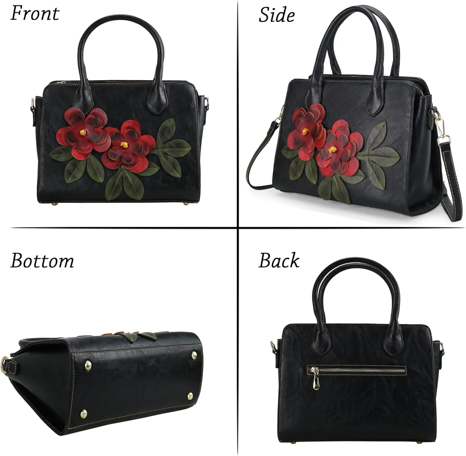 Purses and Handbags for Women, Tote Bag Western Shoulder Bag Satchel Handbags Top Handle for ladies