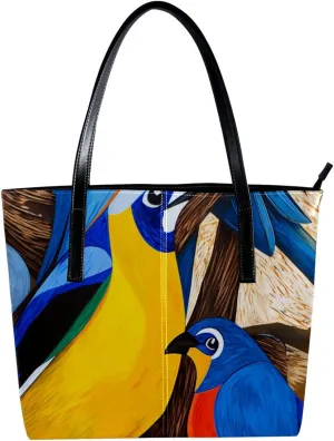 Purses for Women,Tote Bag Aesthetic,Women's Tote Handbags,Abstract Art Style Painting