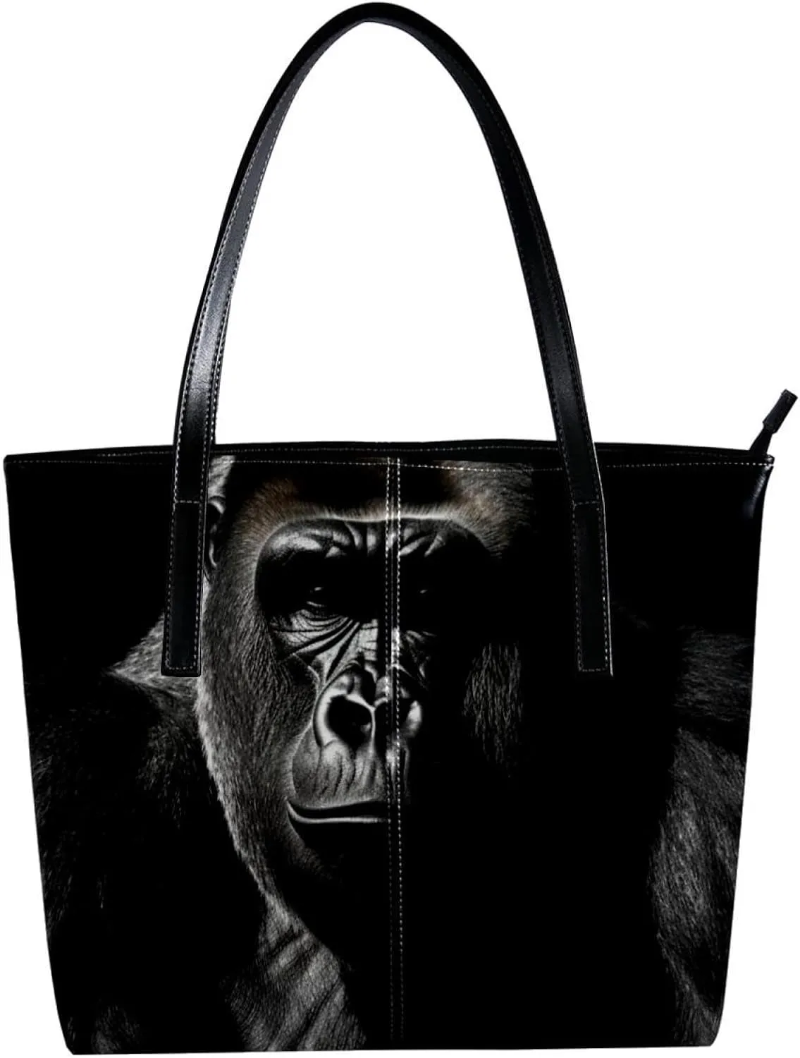 Purses for Women,Tote Bag Aesthetic,Women's Tote Handbags,Angry Animal Gorilla
