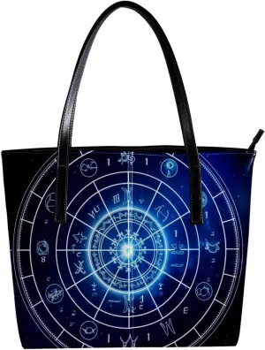 Purses for Women,Tote Bag Aesthetic,Women's Tote Handbags,Constellation Compass