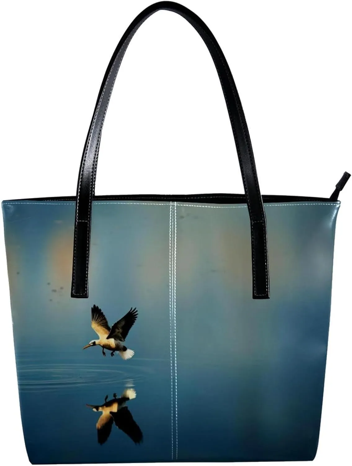 Purses for Women,Tote Bag Aesthetic,Women's Tote Handbags,Crane Portrait
