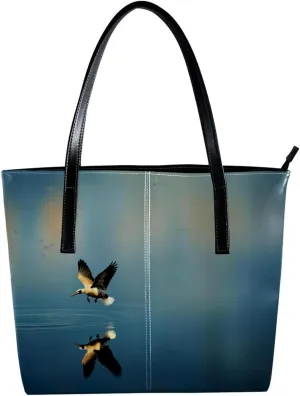 Purses for Women,Tote Bag Aesthetic,Women's Tote Handbags,Crane Portrait