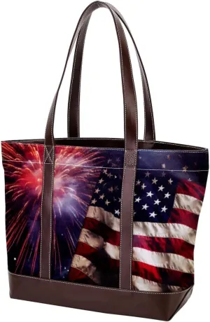 Purses for Women,Tote Bag for Women,Handbags for Women,American Flag Celebration