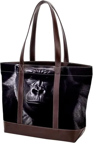 Purses for Women,Tote Bag for Women,Handbags for Women,Angry Animal Gorilla