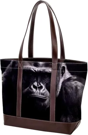 Purses for Women,Tote Bag for Women,Handbags for Women,Angry Animal Gorilla