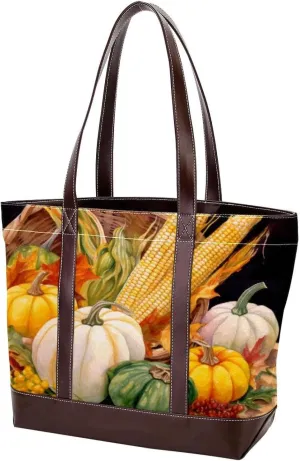 Purses for Women,Tote Bag for Women,Handbags for Women,Autumn Harvest Pumpkin