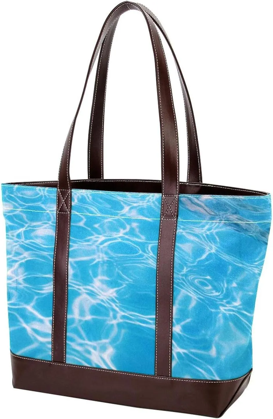 Purses for Women,Tote Bag for Women,Handbags for Women,Blue Sea Water Pool